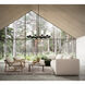 Danica 12 Light 39 inch Matte Black Chandelier Ceiling Light