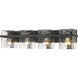 Bennington 4 Light 29.25 inch Matte Black Vanity Wall Light