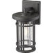 Jordan 1 Light 10.75 inch Black Outdoor Wall Light