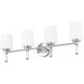 Henri Vanity Wall Light in Brushed Nickel