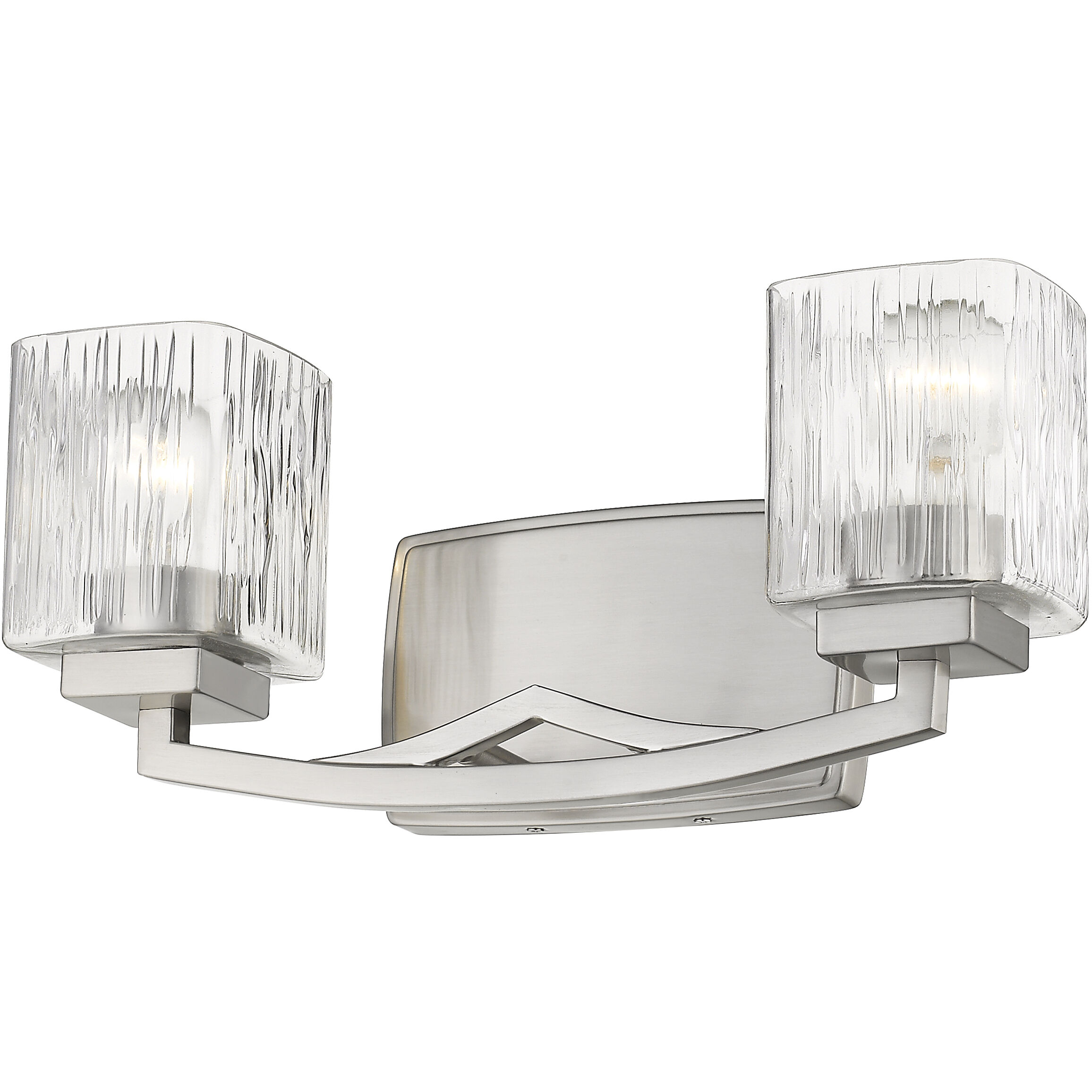 Zaid 2 Light 16 inch Brushed Nickel Vanity Wall Light