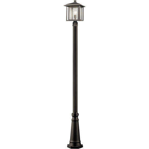Aspen 1 Light 110 inch Oil Rubbed Bronze Outdoor Post Mounted Fixture
