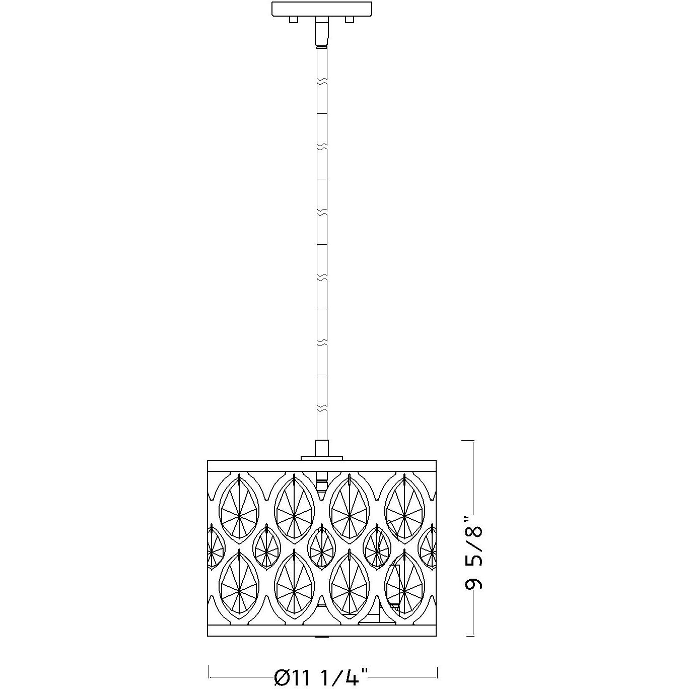 Dealey 3 Light 11.25 inch Matte Black Chandelier Ceiling Light
