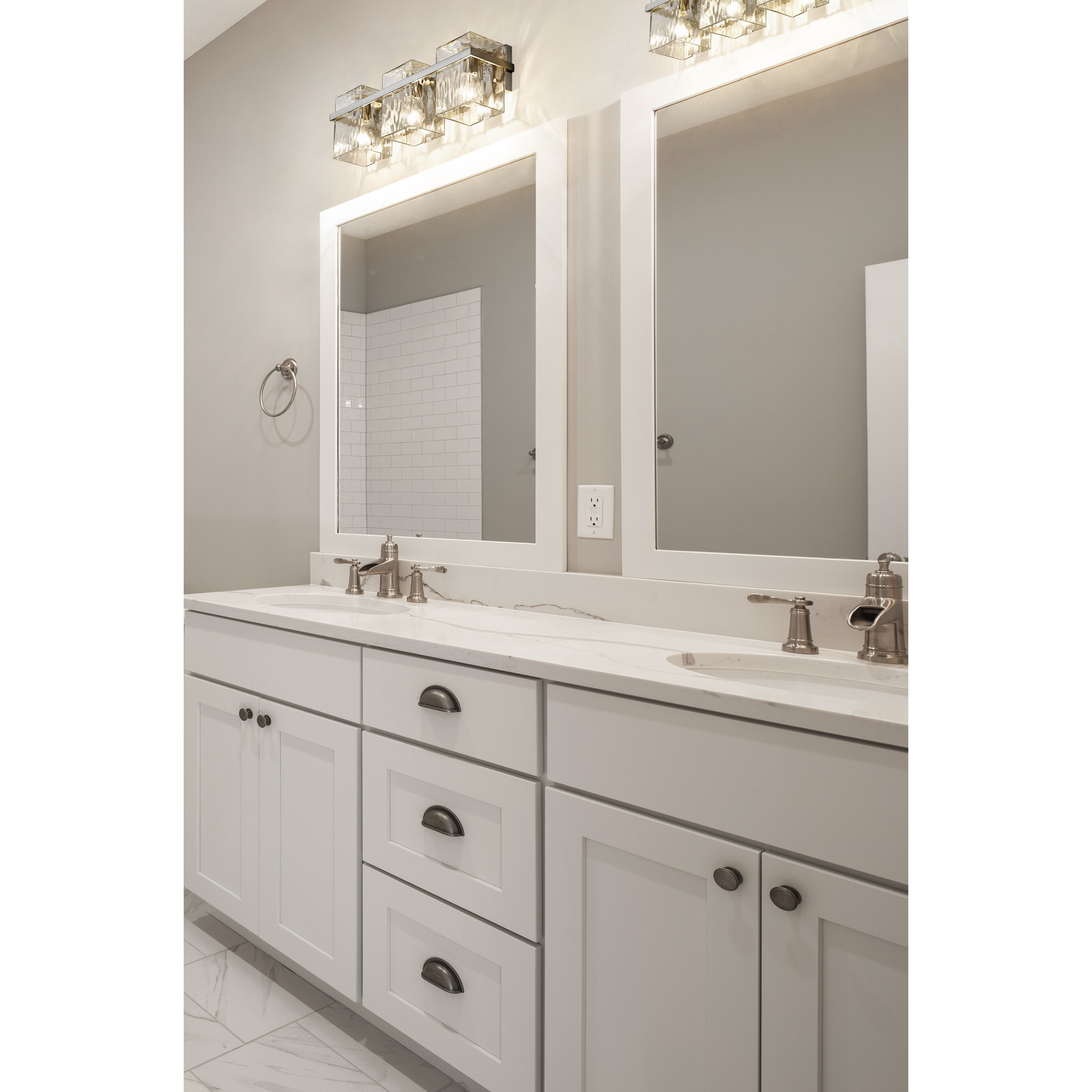 Bennington 3 Light 22.25 inch Brushed Nickel Vanity Wall Light