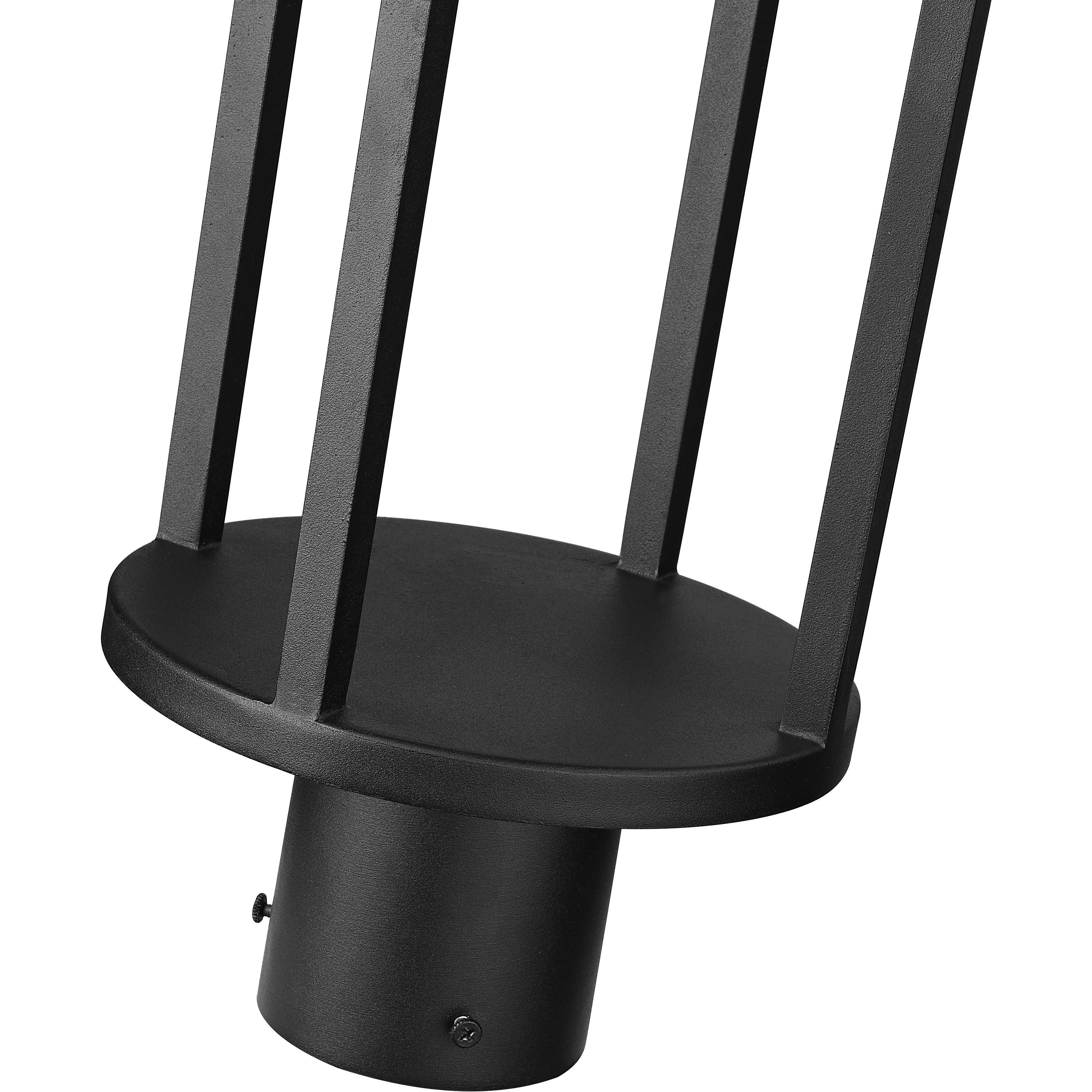 Luca LED 21.75 inch Black Outdoor Post Mount Fixture