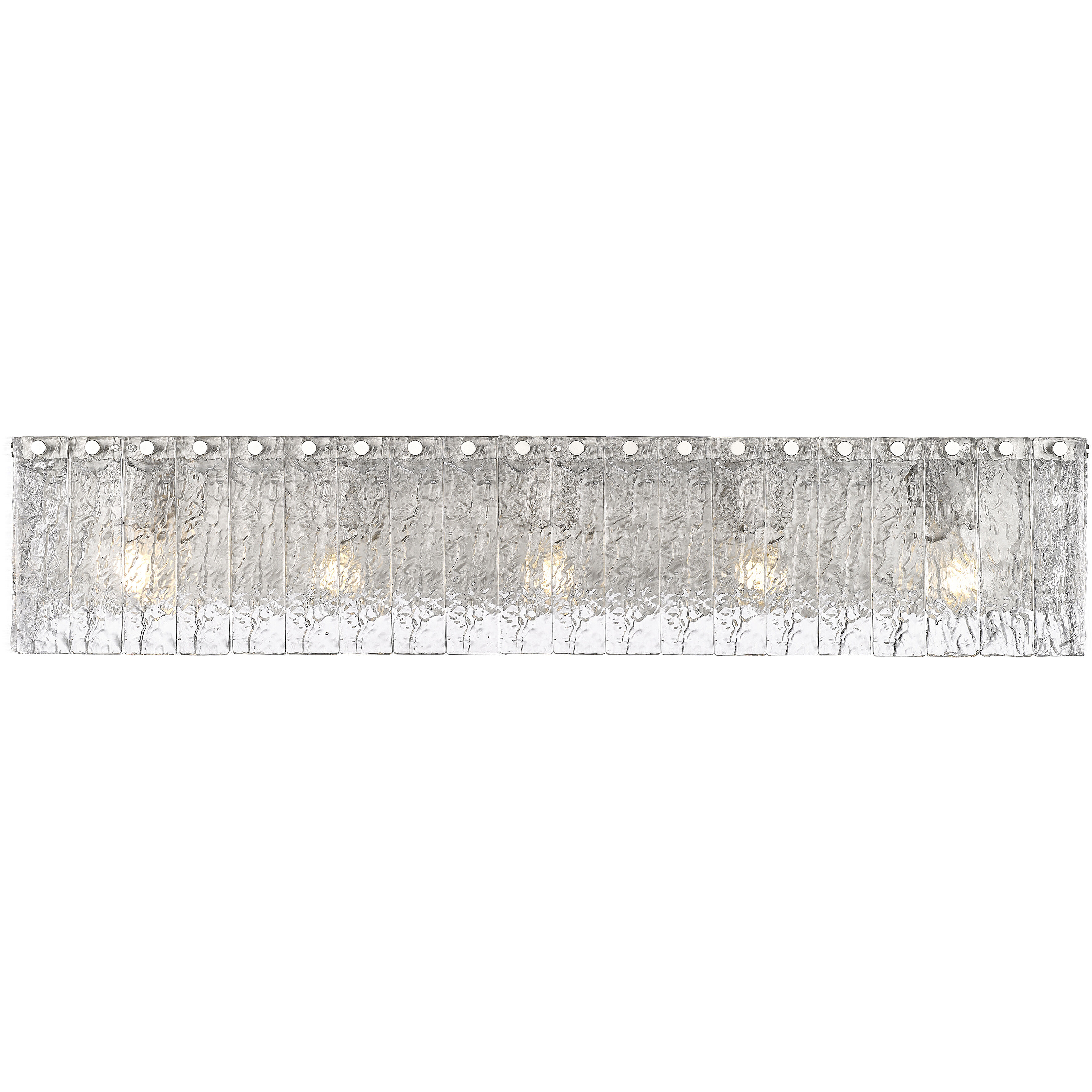 Glacier 5 Light 36.75 inch Brushed Nickel Vanity Wall Light