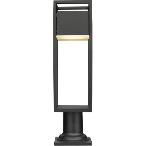 Barwick LED 23.25 inch Black Outdoor Pier Mounted Fixture