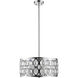 Dealey 5 Light 19.25 inch Chrome Chandelier Ceiling Light