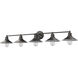 Casa 5 Light 46 inch Olde Bronze Vanity Wall Light in Olde Bronze Steel