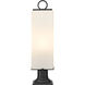 Sana 3 Light 28.5 inch Black Outdoor Pier Mounted Fixture