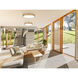 Stari LED 20.75 inch Modern Gold Flush Mount Ceiling Light