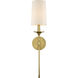 Emily 1 Light 5.5 inch Rubbed Brass Wall Sconce Wall Light