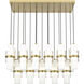 Cayden 17 Light 18.00 inch Island Light