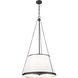 Madeline 6 Light 24 inch Matte Black Pendant Ceiling Light