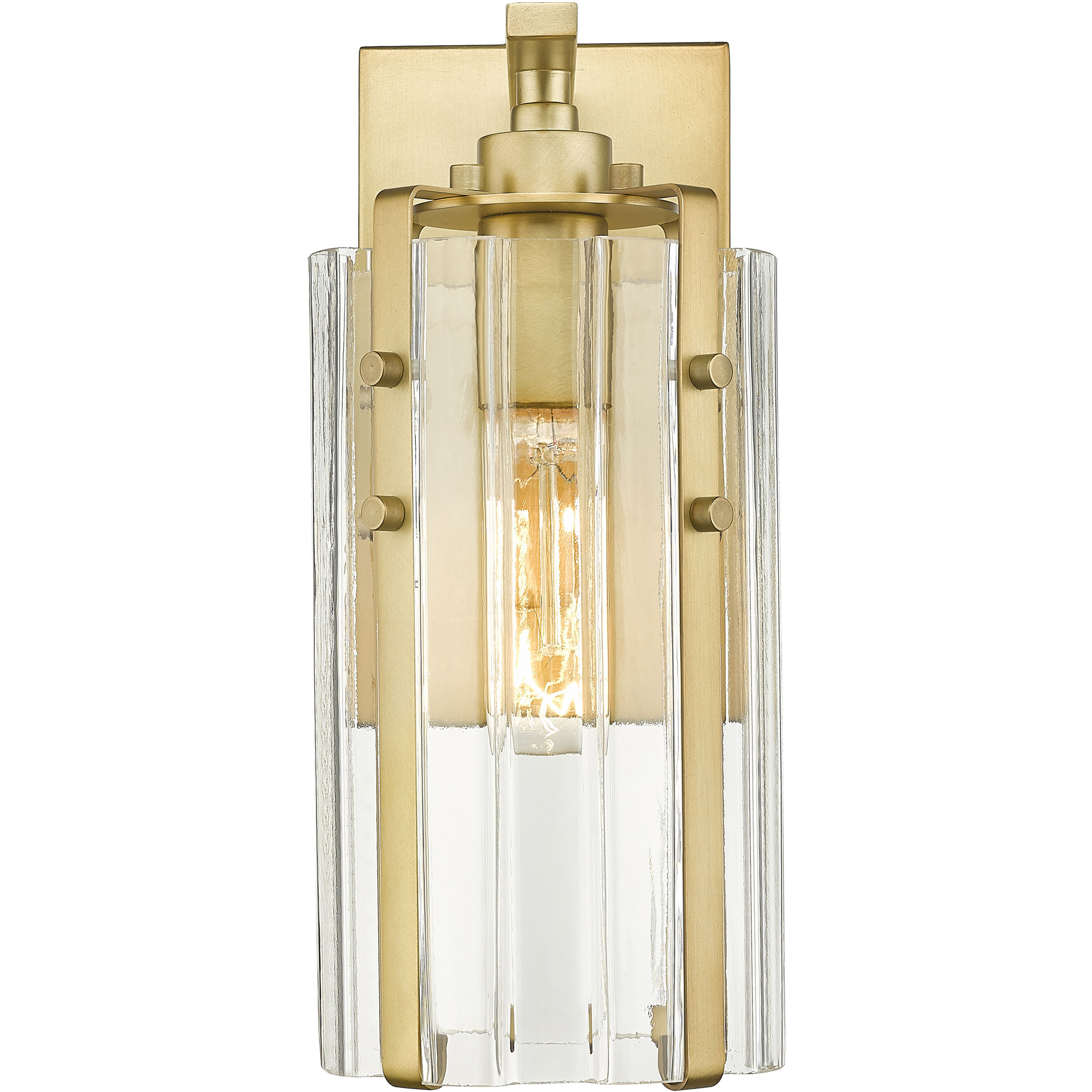 Alverton 1 Light 5.25 inch Rubbed Brass Wall Sconce Wall Light in Rubbed Bronze