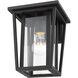 Seoul 1 Light 11.5 inch Black Outdoor Wall Light