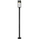 Barwick LED 95 inch Black Outdoor Post Mounted Fixture
