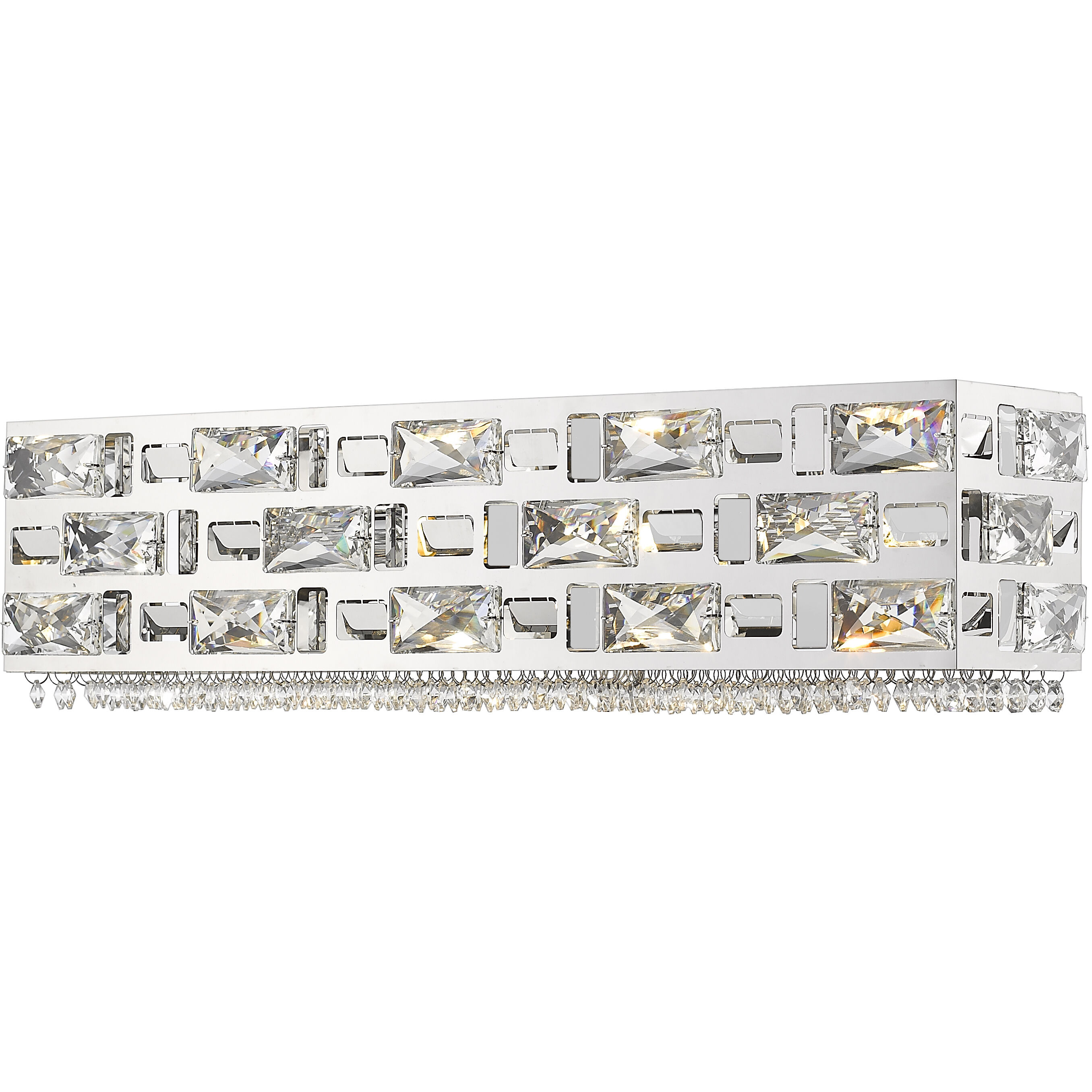 Aludra 4 Light 21 inch Chrome Vanity Wall Light in G9