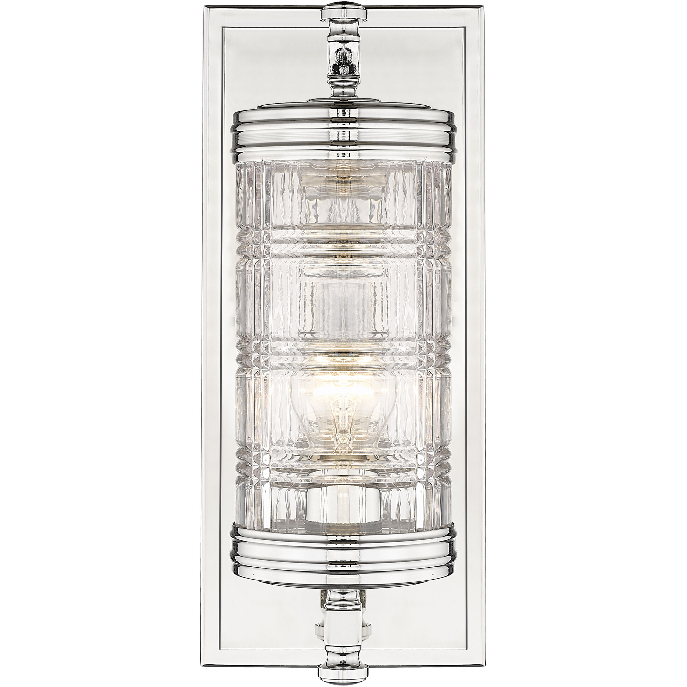 Archer 1 Light 6 inch Polished Nickel Wall Sconce Wall Light