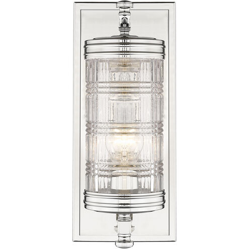 Archer 1 Light 6 inch Polished Nickel Wall Sconce Wall Light