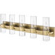Lawson 5 Light 38 inch Rubbed Brass Vanity Wall Light