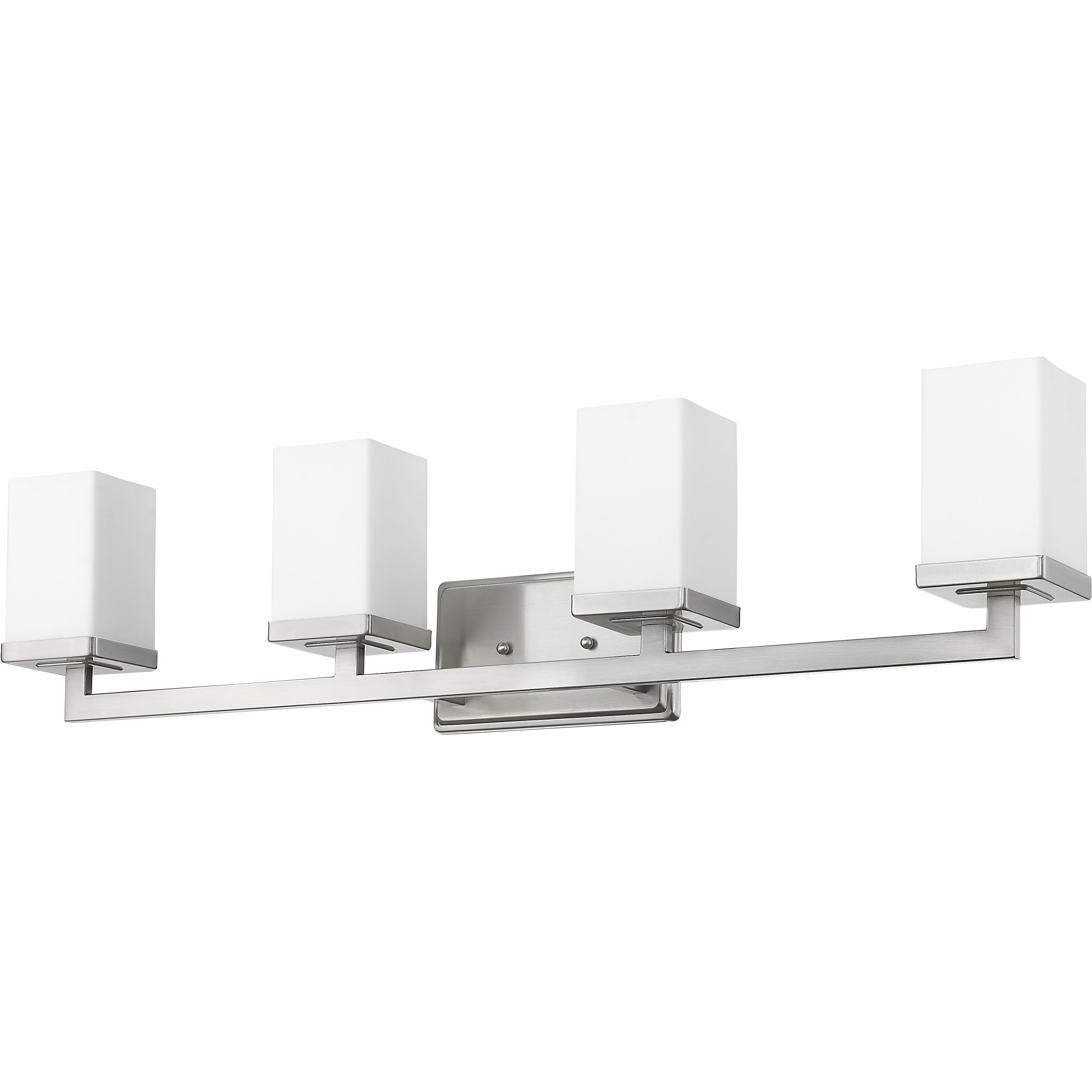 Tidal 4 Light 33.25 inch Brushed Nickel Vanity Wall Light