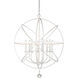 Tull 8 Light 30 inch Matte White Chandelier Ceiling Light