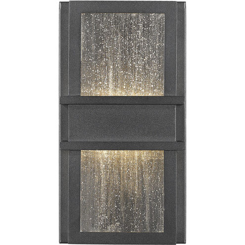 Eclipse LED 12 inch Black Outdoor Wall Light