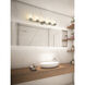 Thayer 5 Light 39 inch Brushed Nickel Vanity Wall Light