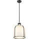 Pearson 1 Light 12.25 inch Matte Black Pendant Ceiling Light