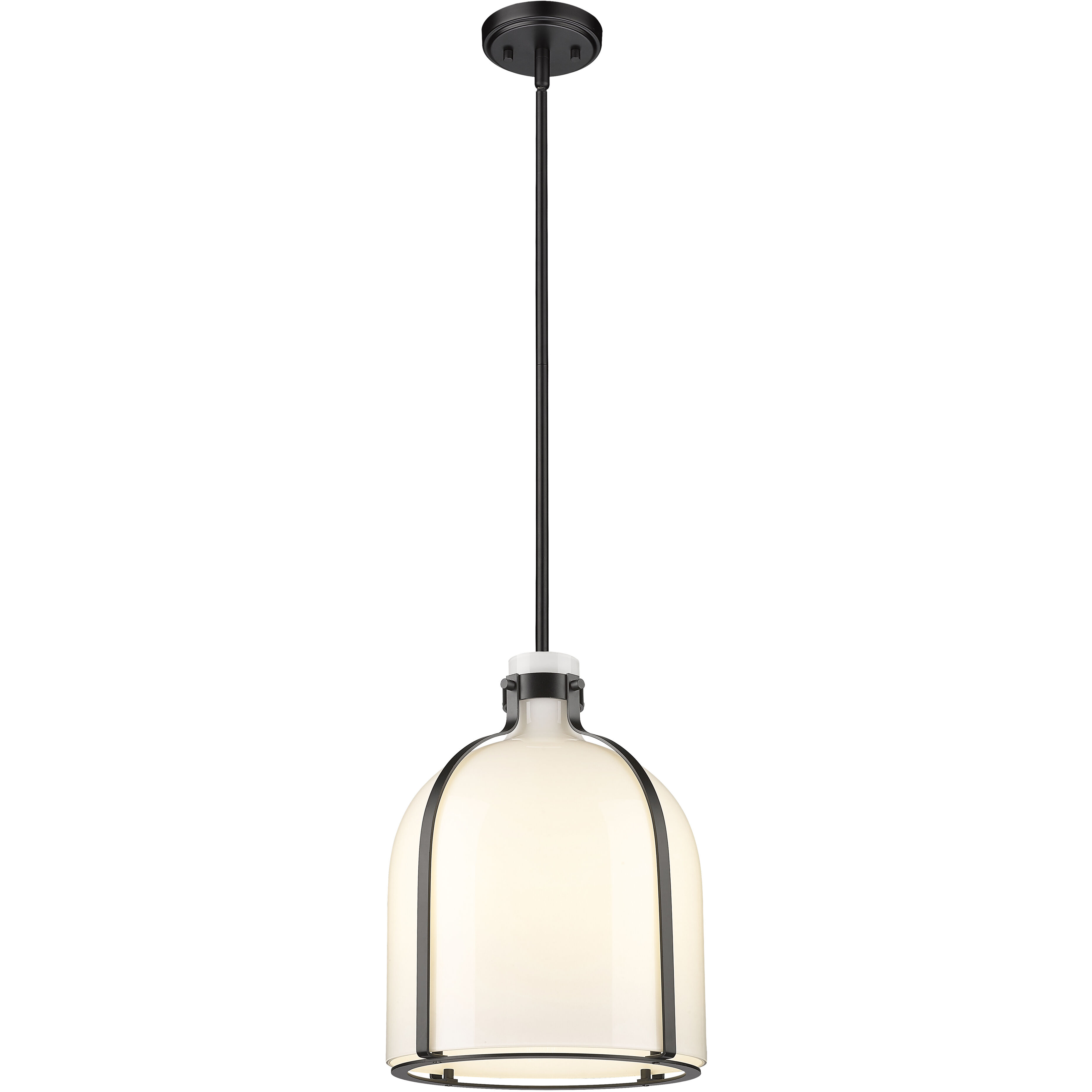 Pearson 1 Light 12.25 inch Matte Black Pendant Ceiling Light