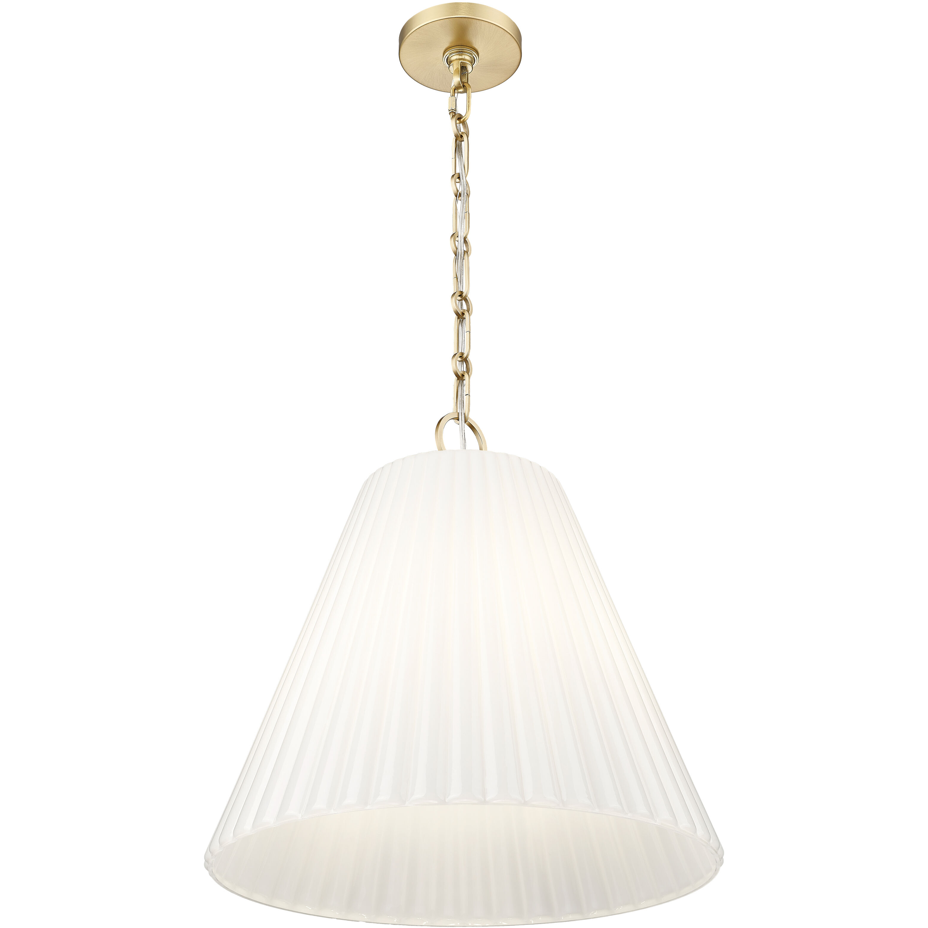 Alaric 3 Light 18 inch Modern Gold Pendant Ceiling Light