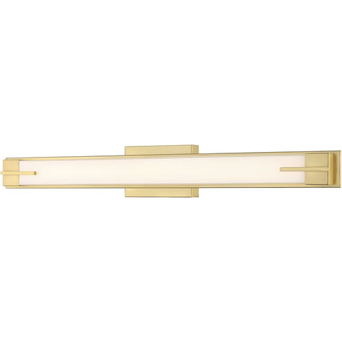 Chase LED 33 inch Modern Gold Bath Vanity Light Wall Light