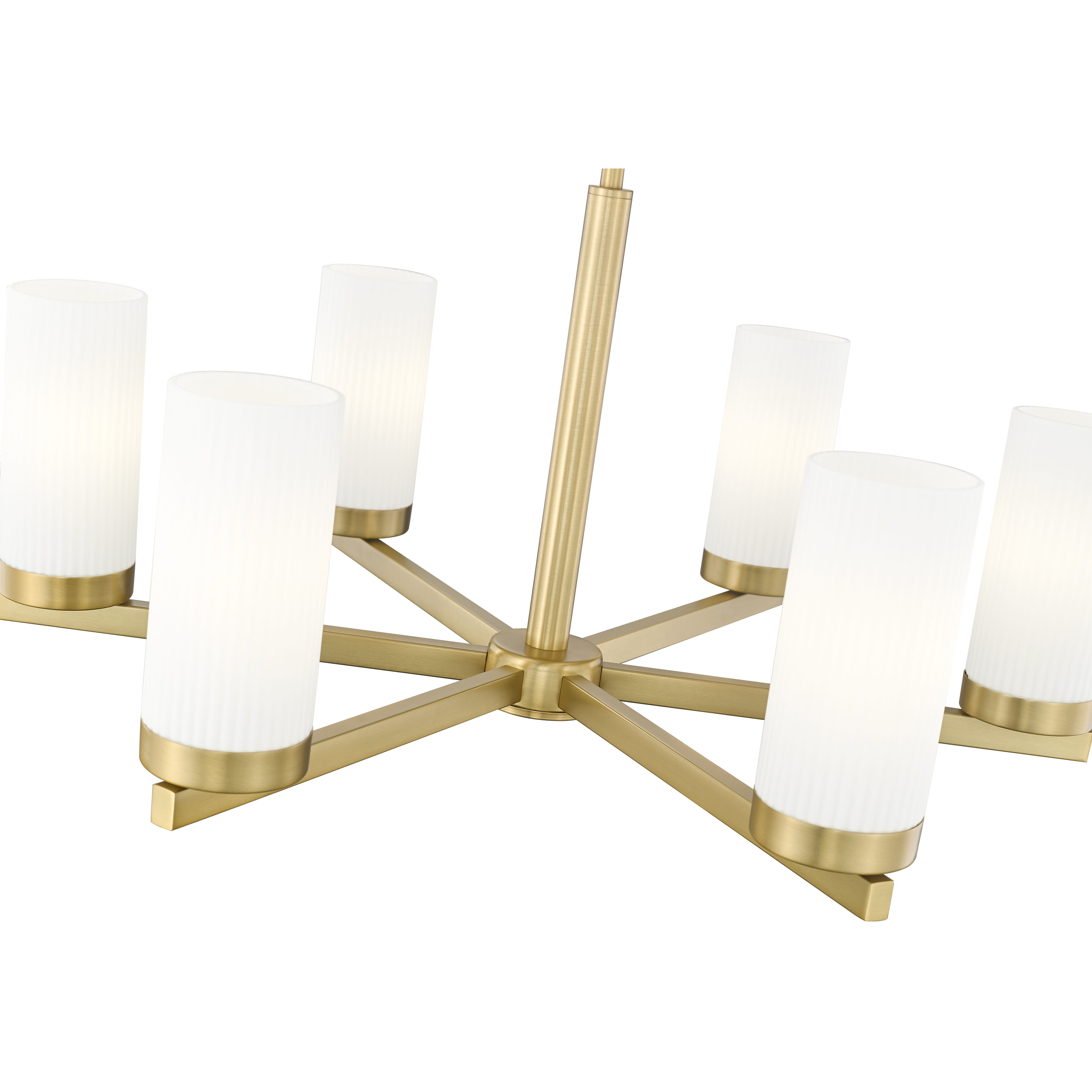 Danica 6 Light 26 inch Modern Gold Chandelier Ceiling Light