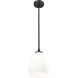 Oren 1 Light 8 inch Matte Black Pendant Ceiling Light
