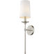 Emily 1 Light 5.5 inch Brushed Nickel Wall Sconce Wall Light