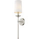Emily 1 Light 5.5 inch Brushed Nickel Wall Sconce Wall Light