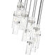 Fontaine 11 Light 26.25 inch Brushed Nickel Chandelier Ceiling Light