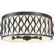 Harden 5 Light 20.25 inch Matte Black Flush mount Ceiling Light