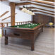 Cordon 4 Light 81.25 inch Bronze Plate Billiard Ceiling Light in Matte Opal Glass