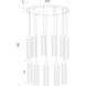 Beau 11 Light 24 inch Brushed Nickel Chandelier Ceiling Light