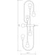 Neutra 7 Light 56 inch Matte Black and Polished Nickel Linear Chandelier Ceiling Light