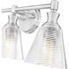 Auden 3 Light 23.75 inch Brushed Nickel Bath Vanity Wall Light