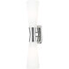 Emrys 2 Light 4.75 inch Polished Nickel Wall Sconce Wall Light