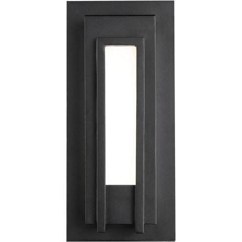 Keaton LED 12.5 inch Black Outdoor Wall Light