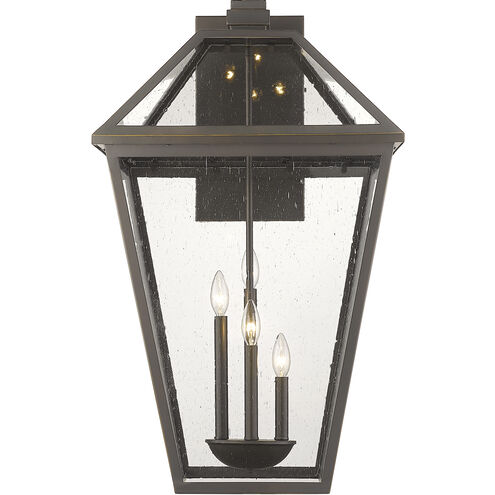 Talbot 4 Light 33 inch Oil Rubbed Bronze Outdoor Wall Light