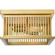 Camellia 2 Light 12 inch Brass Flush Mount Ceiling Light in Brass Steel