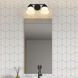 Vaughn 2 Light 15.5 inch Matte Black Vanity Wall Light