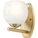 Colette 1 Light 6 inch Modern Gold Wall Sconce Wall Light