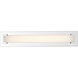 Elara LED 27.7 inch Chrome Vanity Wall Light
